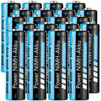 Pearl Batterien Aa: 20Er-Set Nimh-Akkus Typ Aa Mignon, 2.700 Mah