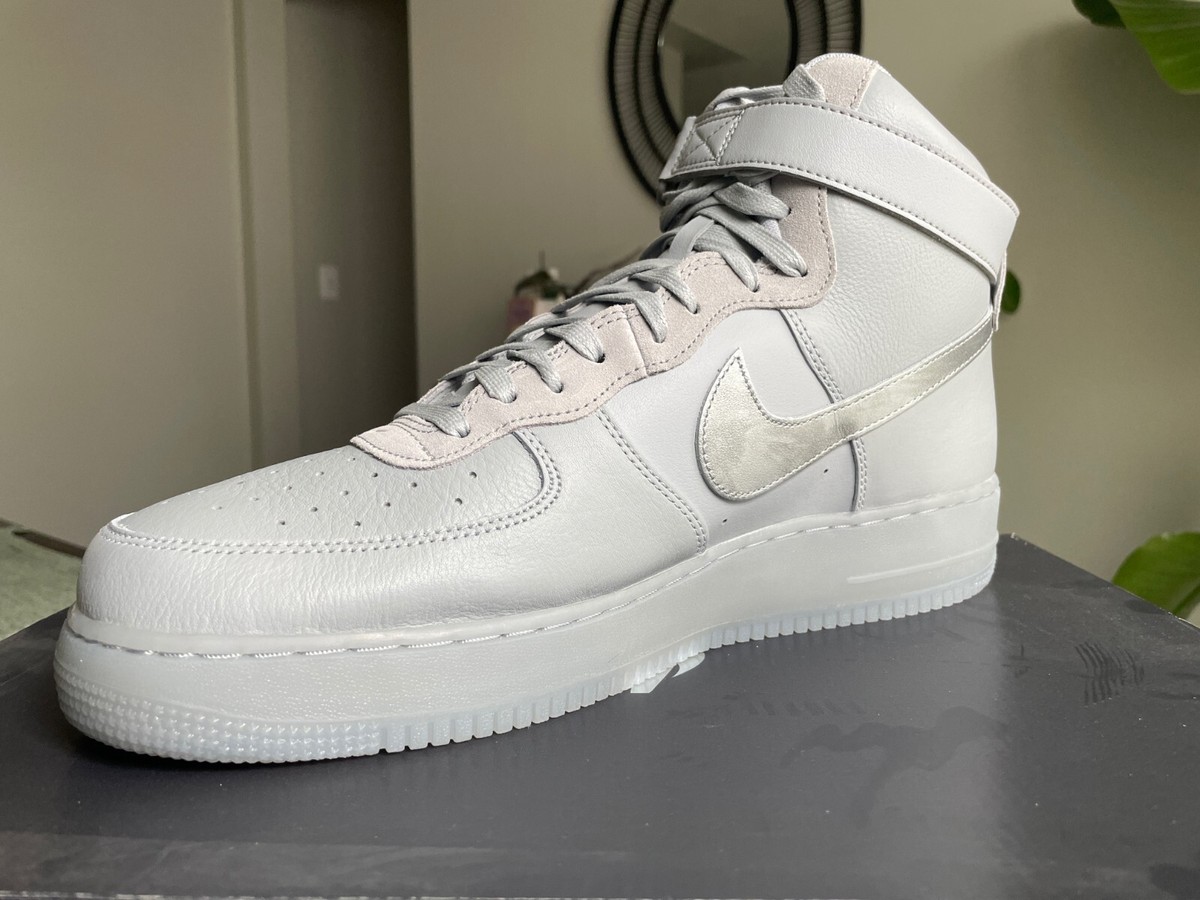 【NIKE】Air Force 1 High 07 Prm Air Force 1 High '07 PRM (Wolf Grey/Metallic Silver-Volt
