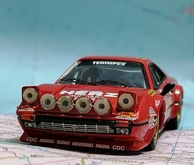 Ferrari 308 GT/M IMSA GR4 3000 coupe Pininfarina, 1/43rd scale diecast, Italy 1990s