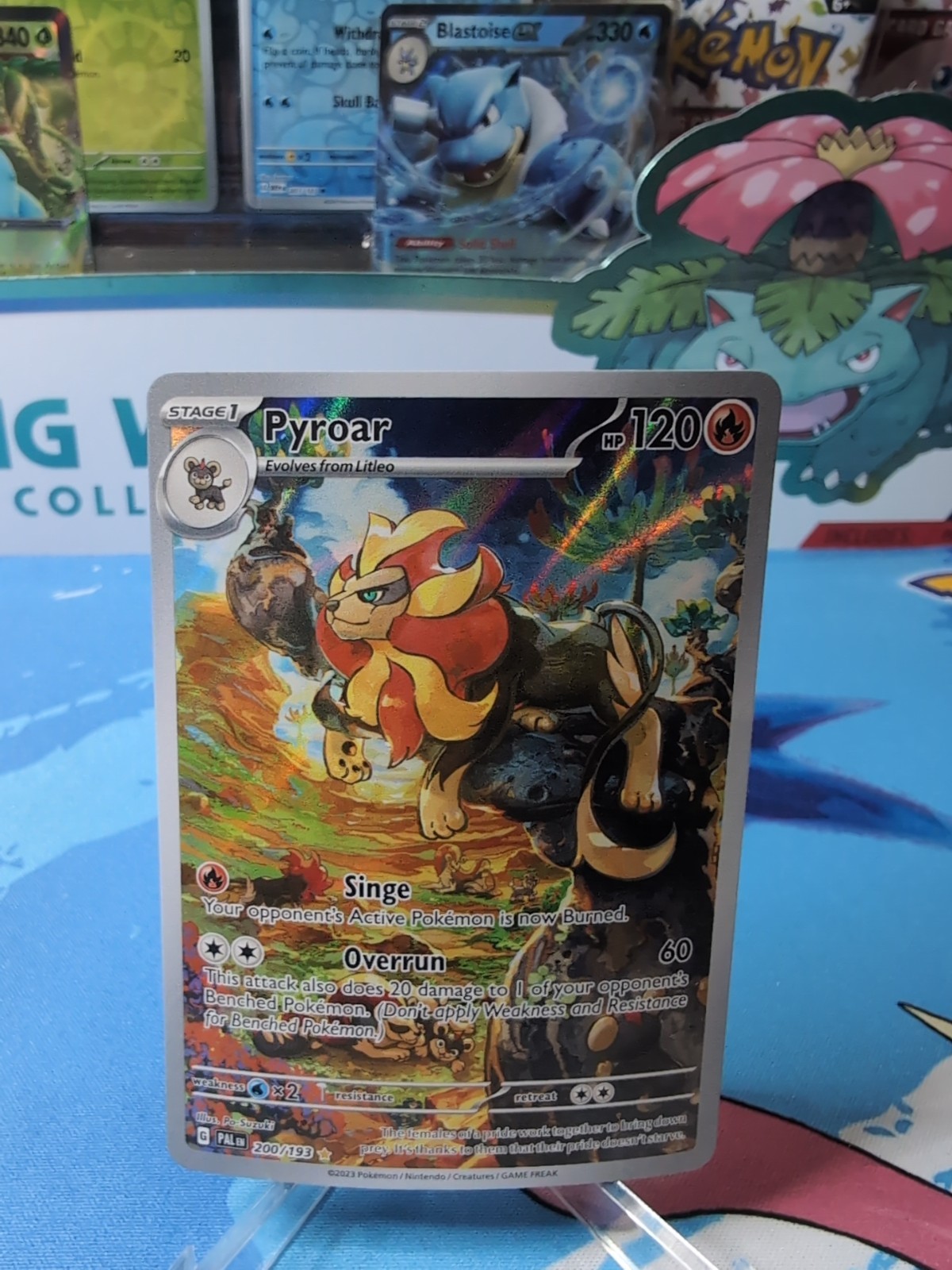Pyroar 200/193 2023 S&V Paldea Evolved Pokemon Card Ultra Rare Holo - Nm