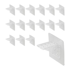 Innovative Triangular Shelf Brackets Stable and Strong Hold 16pcs Pack