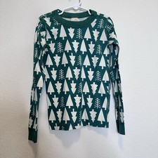 Unisex Hanna Anderson Green Christmas Tree Organic Cotton PJ Top Shirt 130 US 8