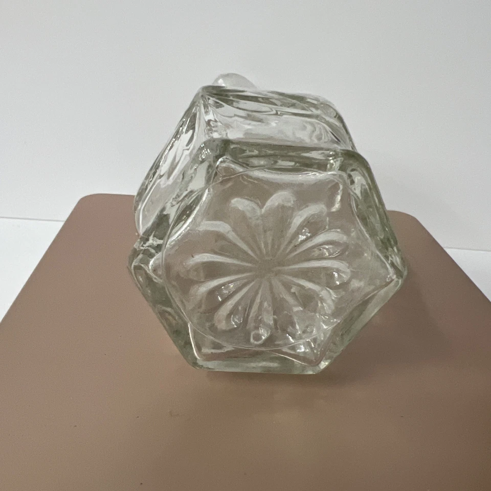 Anchor Hocking Estrella de David Aceite Vinagre Vidrio Crueta Starburst Foto 4 de 4