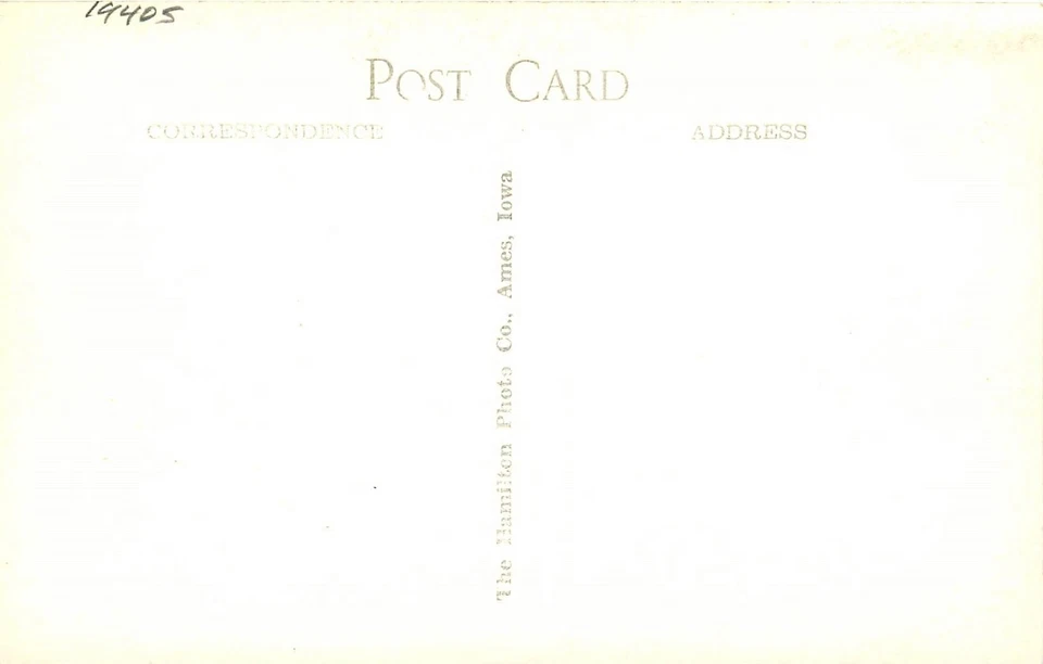 1940s Des Moines Iowa Horse Barns Iowa State Fair people RPPC Postcard 25-9973 - Image 2 of 2