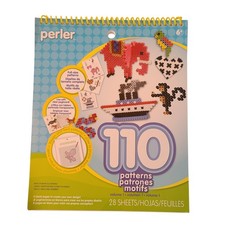 Perler Bead Patterns 110 Ideas Spiral Bound Pad Book Boat Elephant Monkey