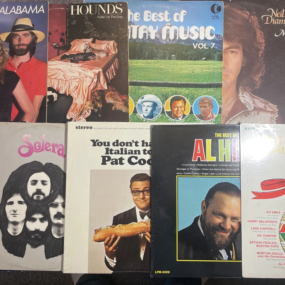 Lot of 10 Vinyl LPs – Country Pop Jazz Christmas Mix – Alabama Al Hirt Stax — 第 3/4 张图片