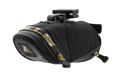 BULLS Satteltasche Gr. L mit Adapter schwarz/gold Werkzeugtasche 1,25 Liter
