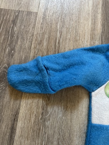 VINTAGE Winnie The Pooh 1 Piece 15-20Lbs 6-9M Hooded Footed Disney Sears Baby - Picture 2 of 17