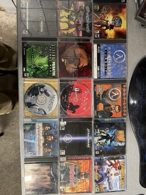 PC CD-ROM games in jewel cases