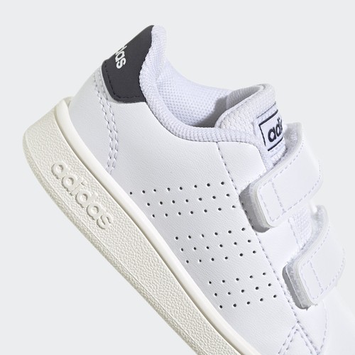 adidas Sportswear AU Kids Advantage Lifestyle Court Two Hook-And-Loop Sneakers - Picture 9 of 10
