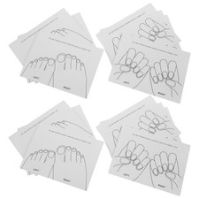  40pcs Nail Tip Display Board Hand Foot Model Nail Color Palette Board Small