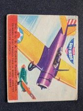 1941 Goudey Sky Birds # 9 U.S.A. Curtis Pursuit Plane (VG/EX)