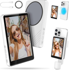 Selfie Monitor Screen iPhone, Newest Magnetic Phone Vlog Back Camera Monitor for