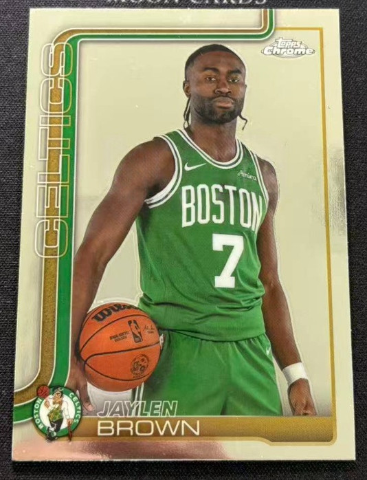 Jaylen Brown 2025-26 Topps Chrome SP Image Variation Boston Celtics #51