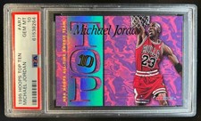 1995-96 Hoops Michael Jordan Top Ten #AR7 Bulls PSA 10
