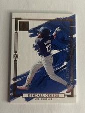 2024 Panini Impeccable Kendall George #84 Bronze Rookie /99 Dodgers S024