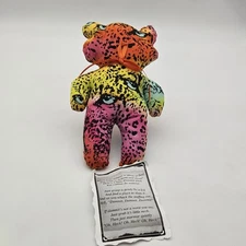 Homemade? "Damn it" Doll Stress Doll  Colorful Animal Print Style Plush