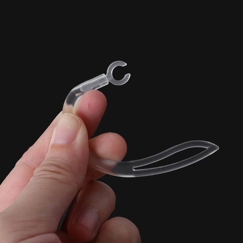 7mm Bluetooth-compatible Earphones Transparent Soft Silicone Ear Hook Clip - Picture 5 of 9