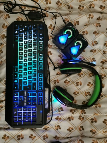 Konvolut Tastatur+Lautsprecher+RGB-Audio-Headset+Maus+Gaming-Matte+Rog Hub Asus - Bild 3 von 19
