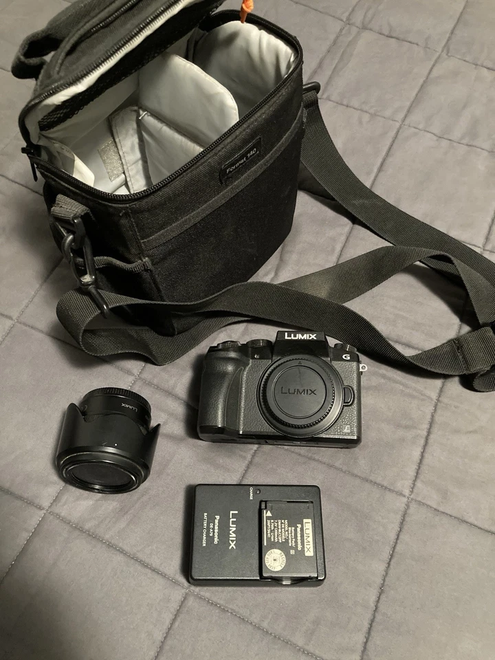 Panasonic Lumix G7 DMC-G7K (14-42mm Lens w/ OIS, Carrier, 2 Batteries, Charger) - Image 2 of 4