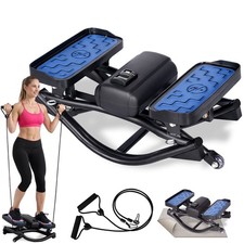 Steppers for Exercise, Rocking Stepper with Exercise Equipment for Home Workouts