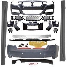 Bodykit Sto�stange Vorne PDC 6-Loch+ Seite + Hinten passt f�r BMW F30 & M-Paket