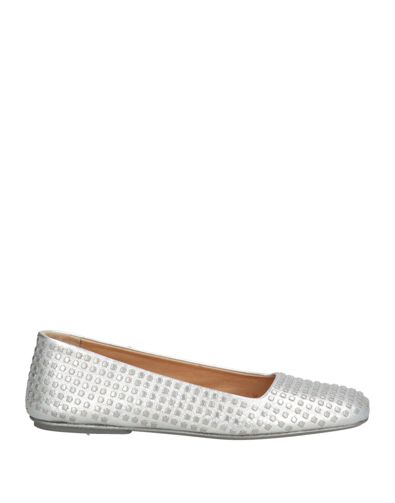 Marsll - Women - Leather Ballet flats - Silver 198190₽