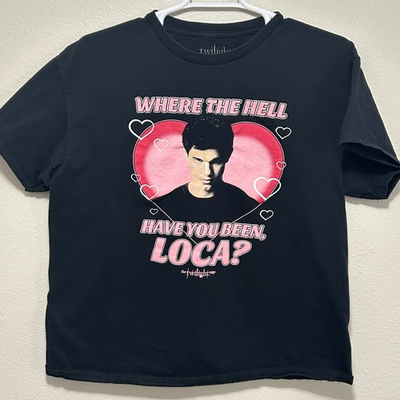 #ad #ad Twilight Saga Jacob Black Where The Hell Have You Been Loca T Shirt Men XL $11.69