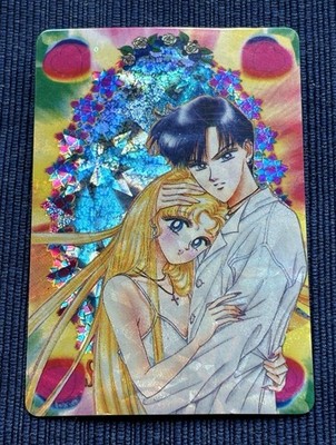 rare sailor moon cards US seller S Vintage Holo Card Rei Japanese Sailor Moon Trading Card