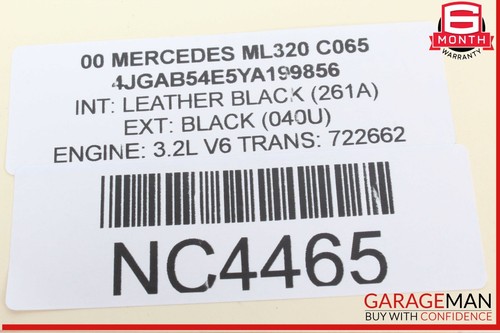 97-00 Mercedes W163 ML320 C280 C230 ECU ECM Engine Control Module Unit OEM - Picture 9 of 9