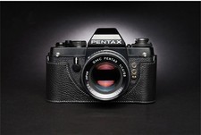 Handmade Real Leather Half Case Camera Retro Style Insert Cover For Pentax LX