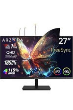 ARZOPA Monitor Gaming 27 Pollici 180Hz 2K QHD IPS 2560x1440 Schermo PC Gaming Pp