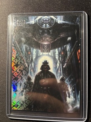 Topps 2026 Star Wars Chrome Galaxy | VADER Machines of Dominion /77 Logofractor