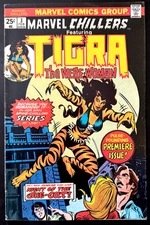 Marvel Chillers 3 - KEY - Origin of Tigra (Greer Grant Nelson) 1976