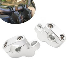 1 25mm Offset Handlebar Clamp Mount Riser Fit Honda Suzuki Yamaha Kawasaki