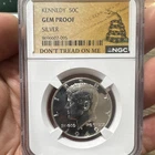 1969-S Kennedy Half Dollar 50C Silver Proof NGC Gem Proof Don't Tread On Me