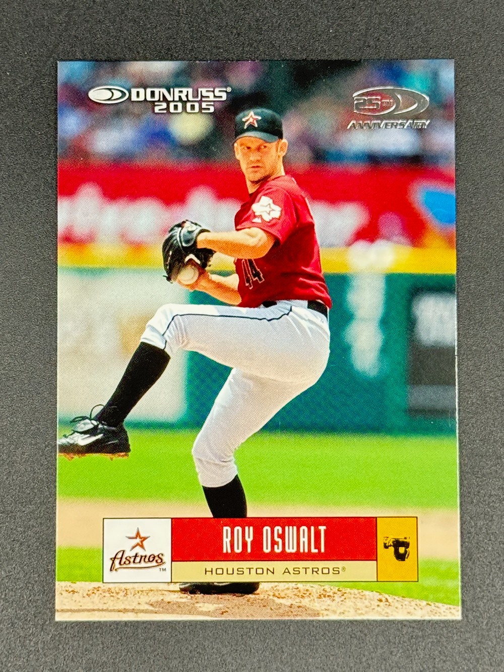 2005 Donruss Roy Oswalt #211 25th Anniversary Parallel #/25 Houston Astros