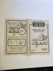 1983 Vintage Star Wars Jabba the Hutt Action Playset Paper Instructions Manual