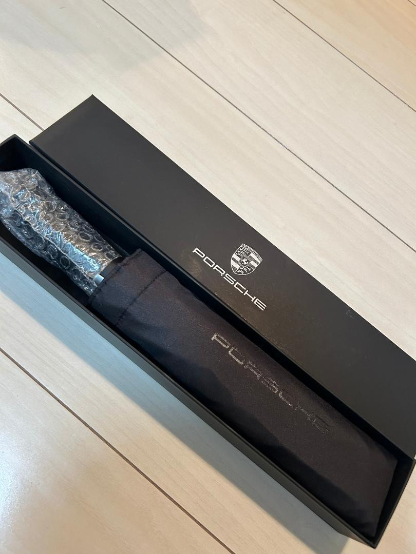 ★ PORSCHE BLACK【傘】UMBRELLA 折り畳み　黒 PORSCHE BLACK Folding Umbrella UMBRELLA Black Only a few