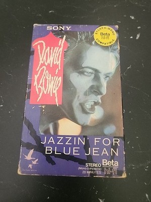 David Bowie '' Jazzin' For Blue Jean '' Betamax Hi-Fi Video Tape
