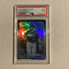 2024 Topps Chrome CAL RALEIGH #119 FROZENFRACTOR #-2/0 MARINERS SSP #/5!!!!!