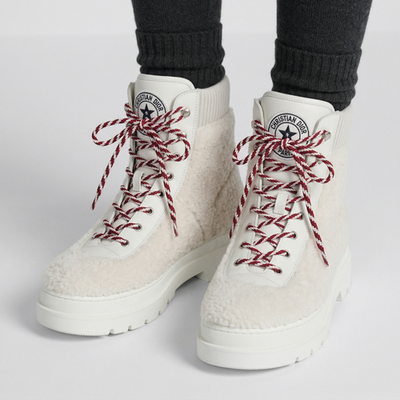 Christian Dior Hike Low Ankle White Boots size EU 40.5 / US 10.5