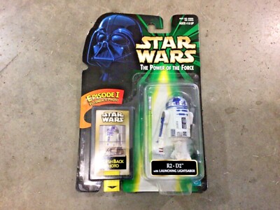 1998 Star Wars POTF Flashback Green Card R2-D2, kostenloser Versand! 