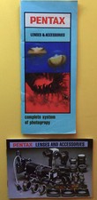 2 PENTAX Lenses and Accessories BROCHURES Vintage 1970  s