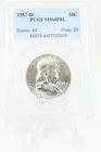 1957-D PCGS MS64FBL Franklin Half Dollar Full Bell Lines 50C