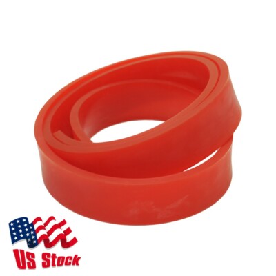 6FT 72'' Red Silk Screen Printing Squeegee Blade Red 60 DURO Polyurethane Rubber