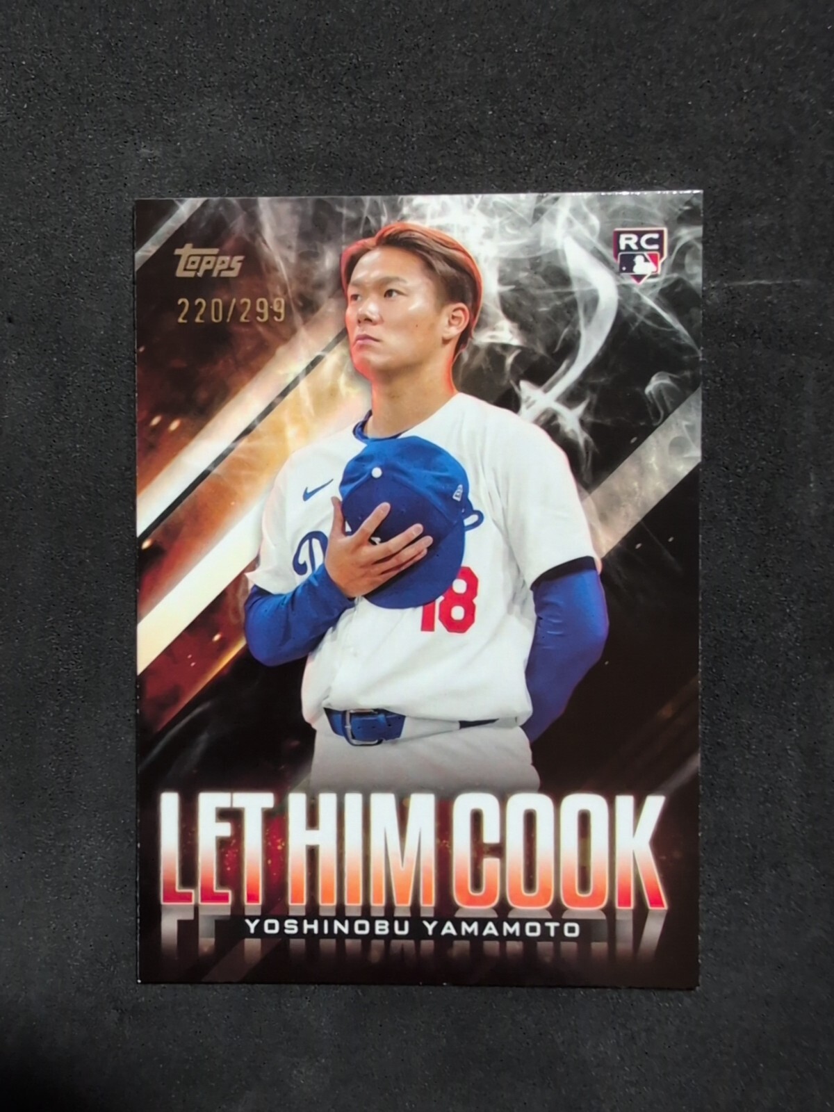 2024 Topps Update Series - Let Him Cook Black Yoshinobu Yamamoto /299 #LHC-15 