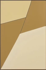 Large Abstract Painting 2x3' Earthtone 5 Geometric Demrin Fine Art Original NEW