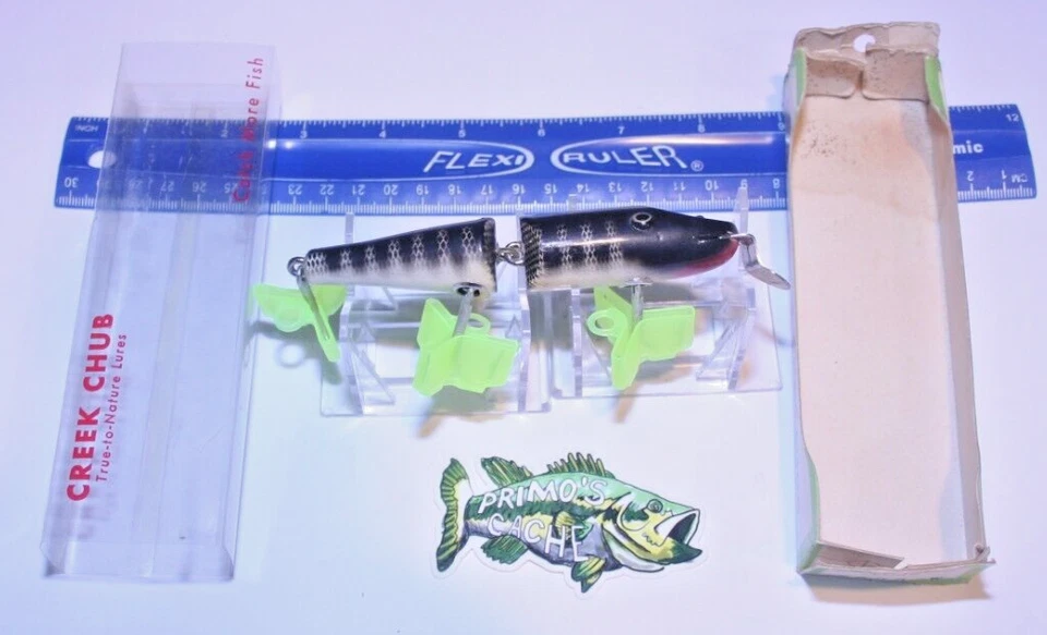 Pikie articulado Creek vintage en negro escala Chub 2633 W Foto 2 de 4