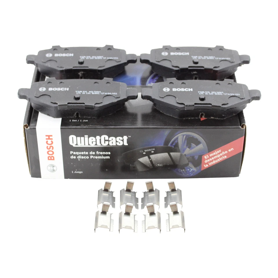 Juego de pastillas de freno traseras de cerámica Bosch para Ford Edge Explorer Flex Lincoln MKS MKT MKX Foto 4 de 4